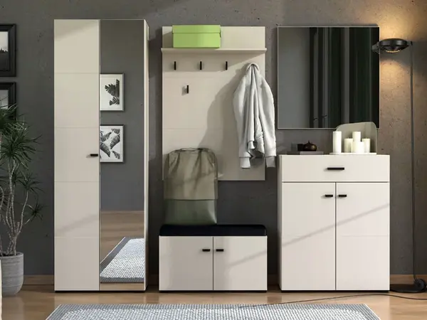 Předsíňová sestava ii aimee - kašmír, černá