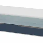 Přistýlka s úložným prostorem 90x200 lincoln modular - dub, dub modrá,