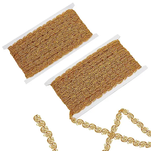 13M Filigree Polyester Lace Trim