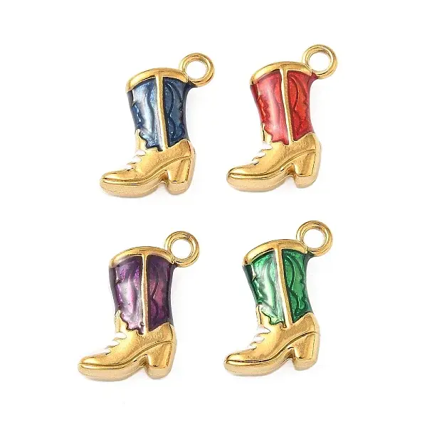 304 Stainless Steel Enamel Pendants