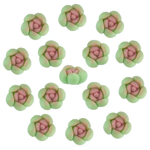 15Pcs Handmade Polymer Clay Cabochons