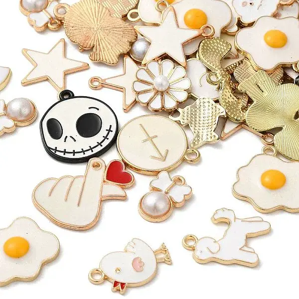 Alloy Enamel Pendants