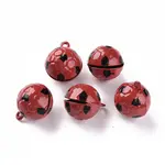 Baking Painted Brass Bell Pendants