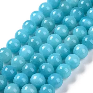 Natural Mashan Jade Round Beads Strands
