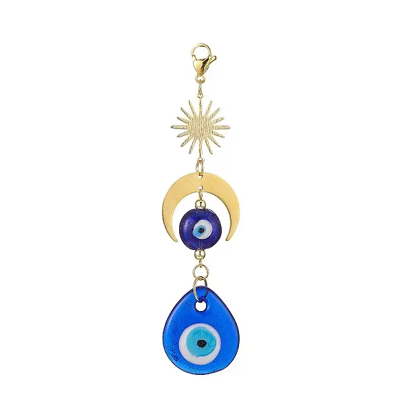 Handmade Evil Eye Lampwork Pendant Decorations