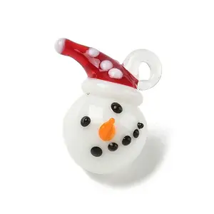 Christmas Handmade Lampwork Pendants