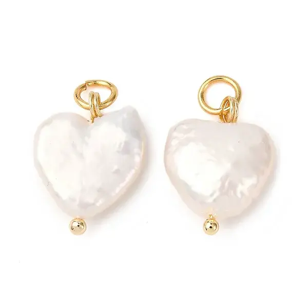 Natural Keshi Pearl Pendants