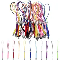 66Pcs 11 Colors Polyester Cord Mobile Straps