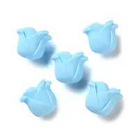 Rose Shape Silicone Beads