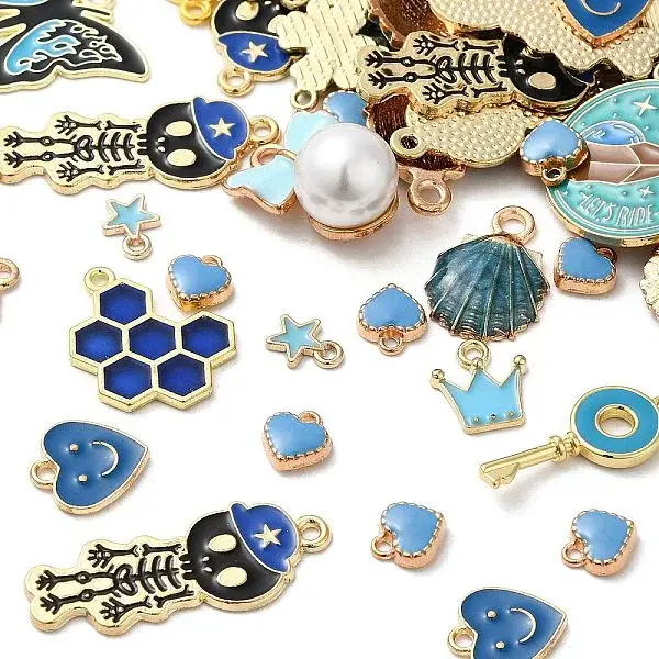 Alloy Enamel Pendants