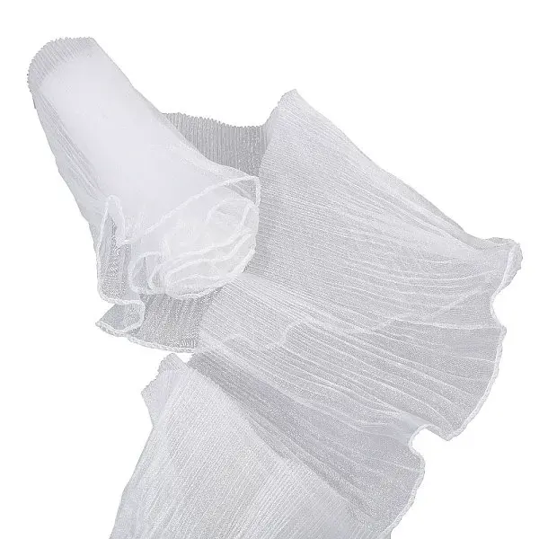 10 Yards Organza Pleated Lace Ribbon