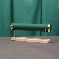 Velvet T Bar Bracelet Holder Stand