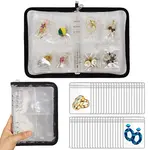 Transparent PVC Jewelry Organizer Storage Zipper Bags