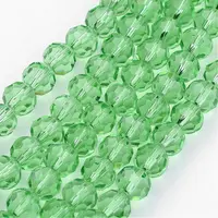 Transparent Glass Bead Strands