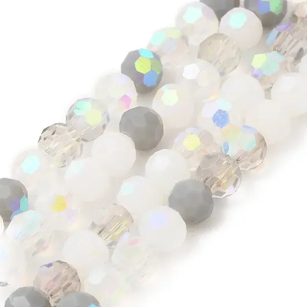 Electroplate Glass Beads Strands