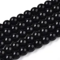 Opaque Solid Color Glass Beads Strands