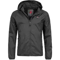 HOHENHORN RIGI Pánská větrovka, černá, velikost 4XL