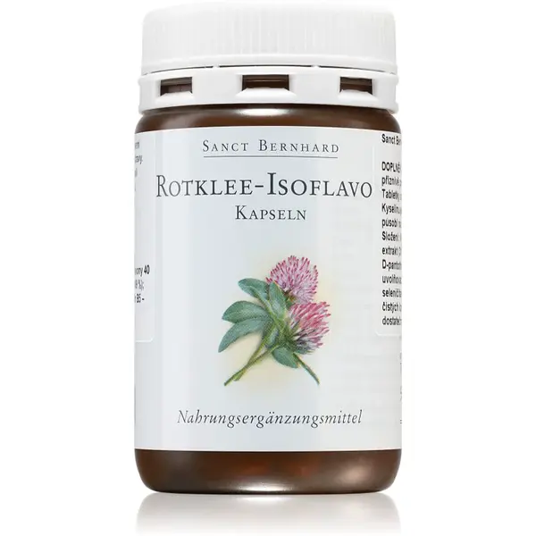 Sanct Bernhard Červený ďatelina Izoflavón kapsuly na podporu komfortu pri menopauze 78 g