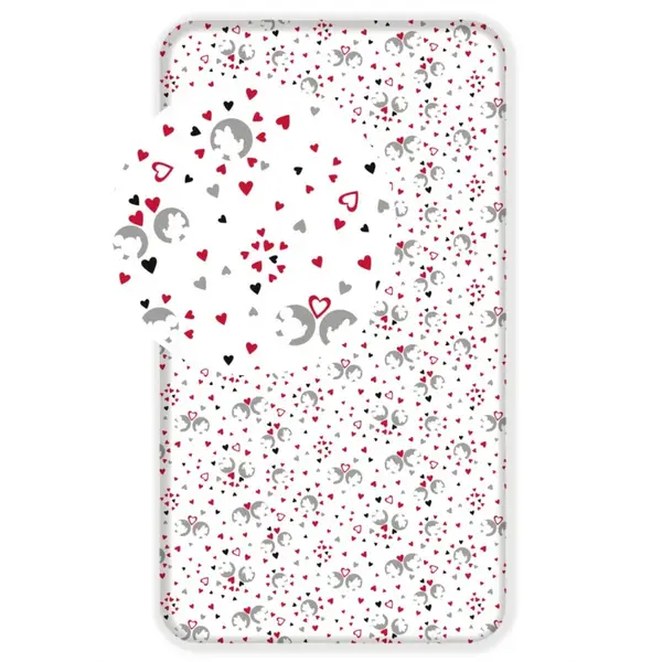 Dětské prostěradlo mickey a minnie v benátkách