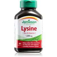 Jamieson Lysine + Zinc & Vitamin C 1000 mg tablety pro posílení imunity 60 tbl