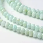 Dyed Natural Freshwater Shell Rondelle Bead Strands