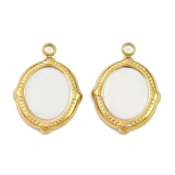 304 Stainless Steel Enamel Pendants