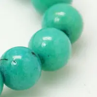 Natural Mashan Jade Round Beads Strands