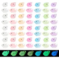 56Pcs 7 Colors Luminous Resin Display Decoration