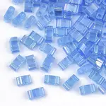 2-Hole Transparent Glass Seed Beads