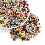 Electroplate Opaque Colours Glass Seed Beads