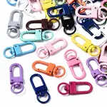 Spray Painted Eco-Friendly Alloy Swivel Snap Hooks Clasps