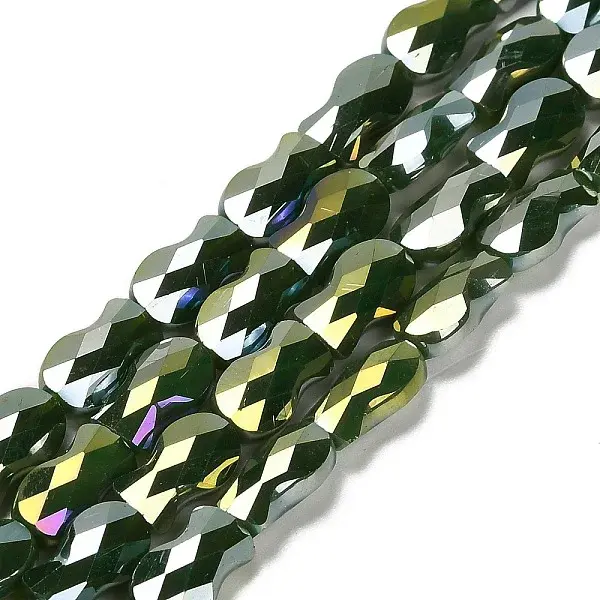 Electroplate Glass Beads Strands