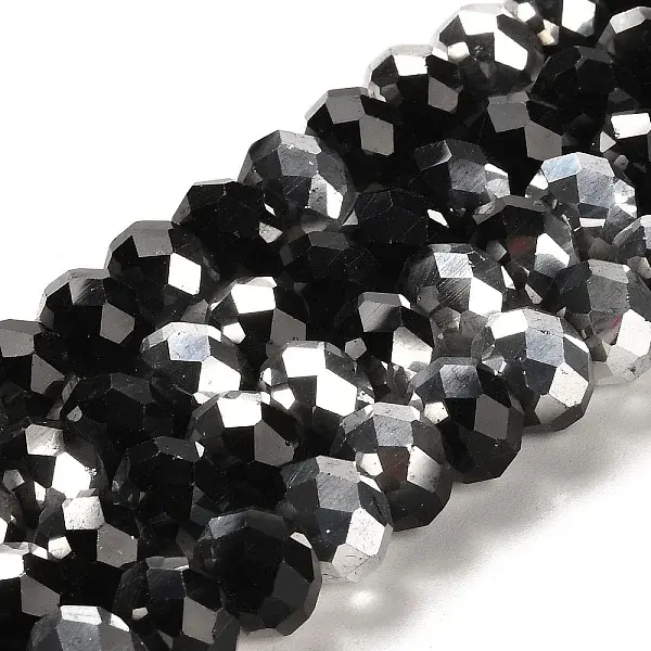 Electroplate Glass Beads Strands