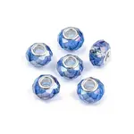 Transparent Glass European Beads