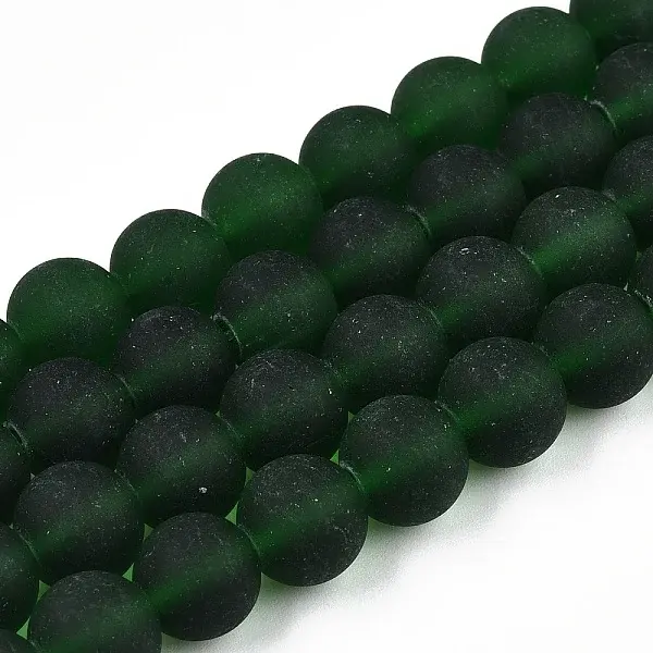 Transparent Glass Beads Strands