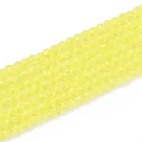 Transparent Glass Beads Strands