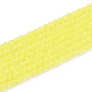 Transparent Glass Beads Strands