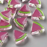 Transparent Enamel Acrylic Beads