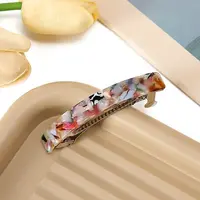 Cellulose Spring Clamp Acetate Hair Barrettes