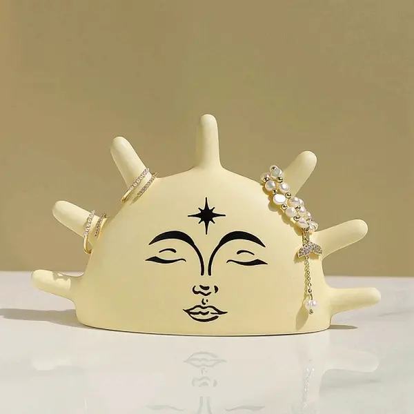 Sun Porcelain Ring Display Stands