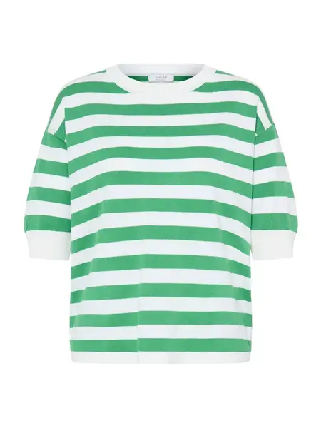 b.young Sveter 'BYMMORLA'  zelená / biela