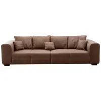 Sit & More POHOVKA BIG SOFA, textil, barvy lískového ořechu