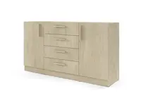 Komoda Braga BRK1 Barva korpusu: Dub Cremona, Úchytky: Plastové - základní