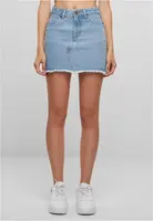 Women's mini denim skirt - blue