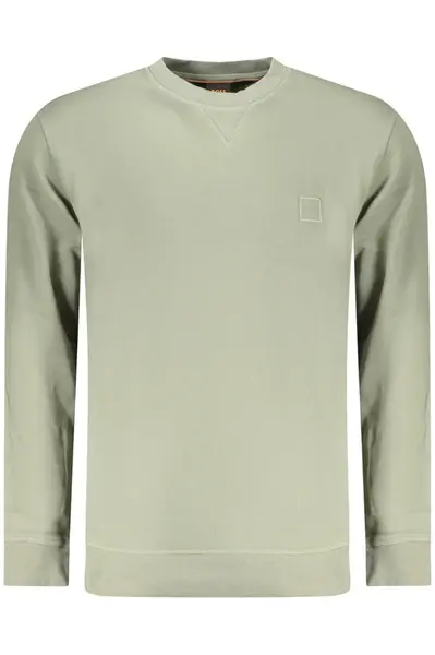 Pánska mikina BOSS na zips, zelená