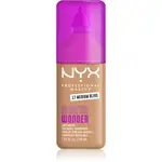 NYX Professional Makeup Make ‘Em Wonder lehký matující make-up odstín 17 Medium olive 30 ml