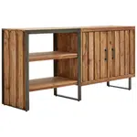 MID.YOU KOMODA, sheesham, barvy sheesham, 156/75/40 cm