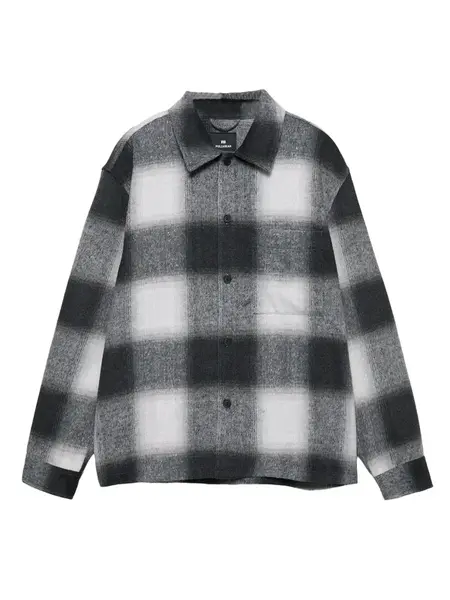 Pull&Bear Prechodná bunda  sivá / čierna / biela