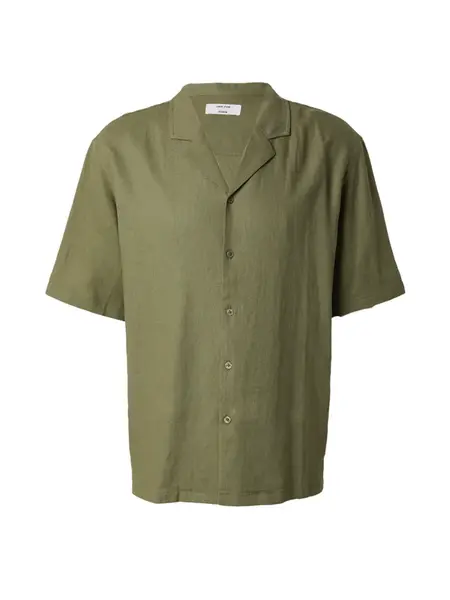 DAN FOX APPAREL Košeľa 'Ryan'  olivová