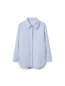 MANGO Prechodná bunda 'Libelula'  svetlomodrá